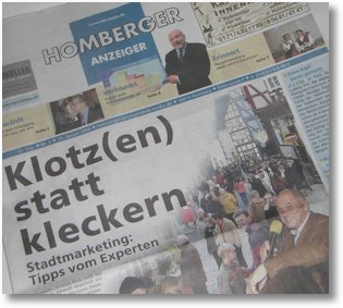 Klotzen statt kleckern