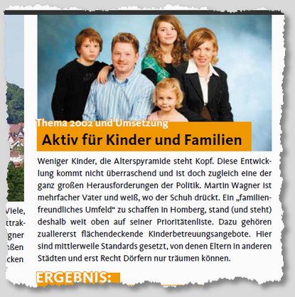 Wahlaussage BM zu Familie