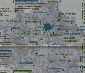 Entdeckertage Nordhessen Karte