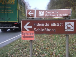 Schlossberg Schild