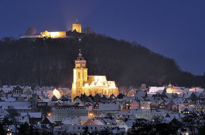 Homberg StadtBurg im Winter