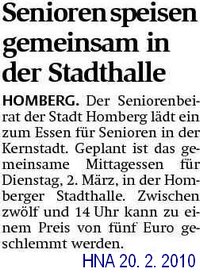 Senioren speisen