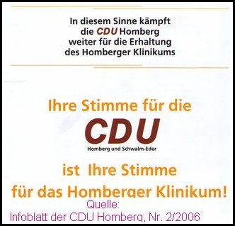 CDU und Klinikum