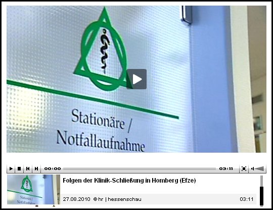 hr-Bericht Klinikschließung