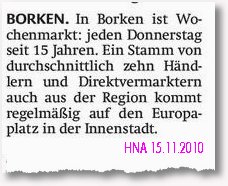 Wochenmarkt Borken