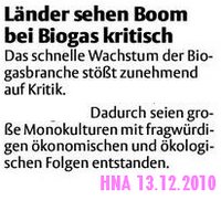 Biogas kritisch