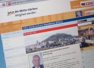 CDU-Homepage