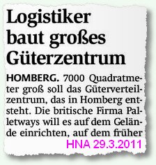 Logistiker baut