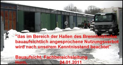 Nutzungsverbot wird beachtet