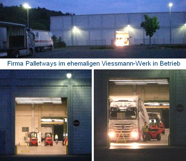 Palletways in Betrieb