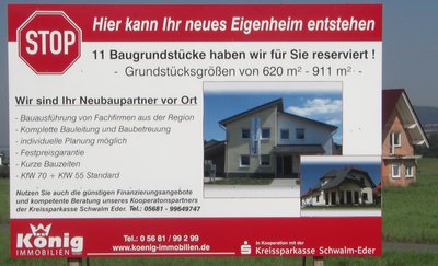 11 Baugrundstücke reserviert