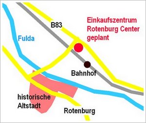 Einkaufszentrum in Rotenburg Planung