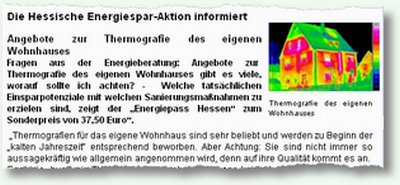 Energiesparaktion