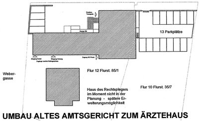 Lageplan Ärztehaus