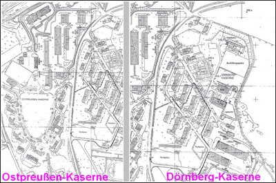 Lageplan Kasernen