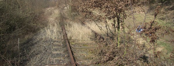 Bahnstrecke heute