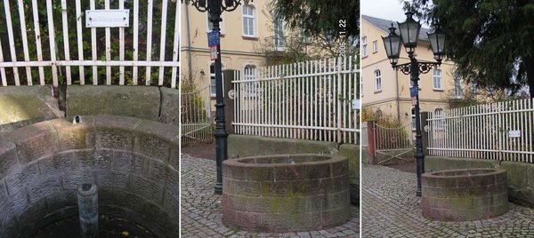 Brunnen in der Webergasse Nov. 2006