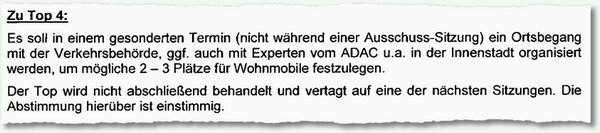 TOP 4 Wohnmobilisten