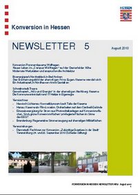 Newsletter 5 Konversion Wirtschaftsministerium