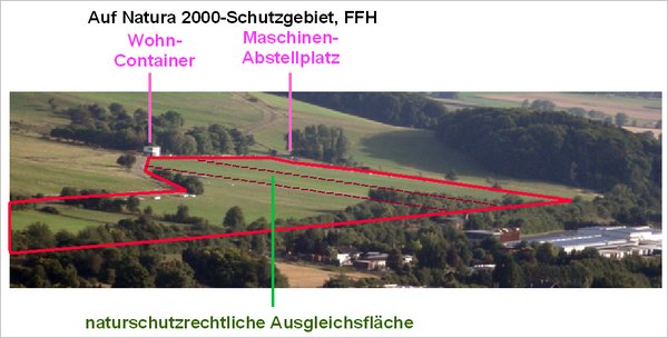 Bau des Solarparks 2