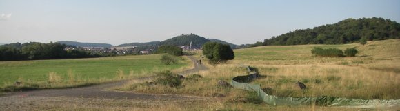 Blick auf Homberg unterschiedlich bewertete flächen