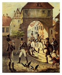 Hessische Jäger am Westheimer Tor 1819