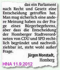 Monstadt Leserbrief