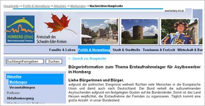 Homepage Homberg