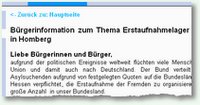 Info für Bürger