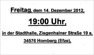 14.Dezember Stadtverordnetenversammlung