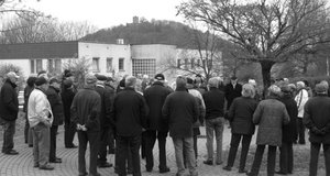 Demo vor Krankenhaus