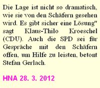 Versprechen von CDU und SPD