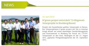 Solarprojekt Homberg