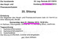 25. Sitzung