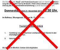 Abgesagt