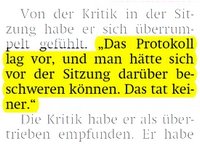 Kritik Protokoll