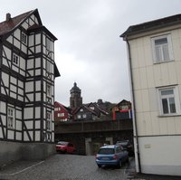 Blick auf den Kirchturm