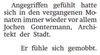 Gontermann fühlt sich gemobbt