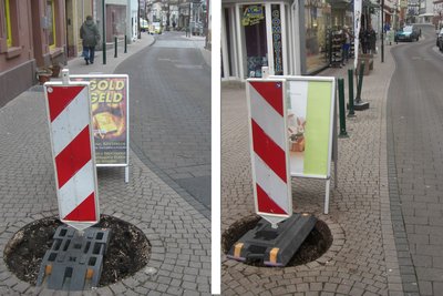 Baumscheiben in der Untergasse