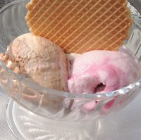 Eis in der Frühlingssonne