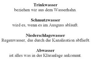 Wasserdefinitionen