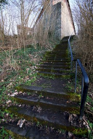 Treppenaufgang zur Burg